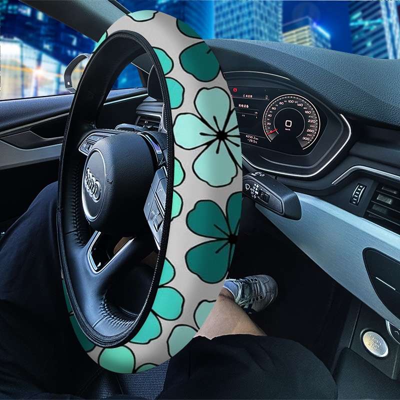 Car Steering Wheel Cover 38X38 Style Digital Printing