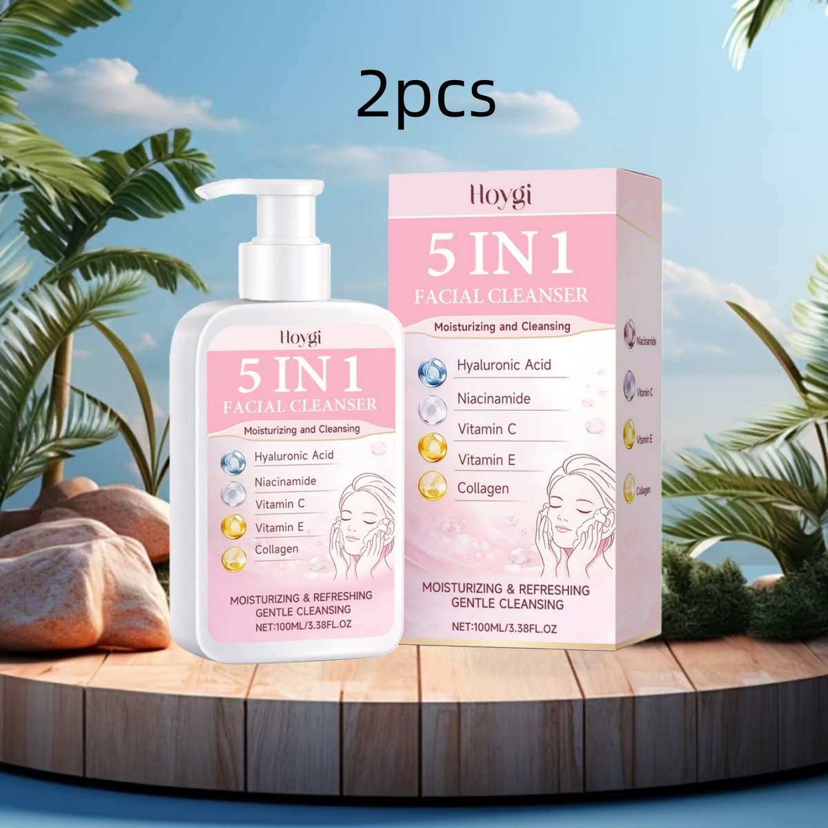 Facial Cleansing Quantity 2Pcs