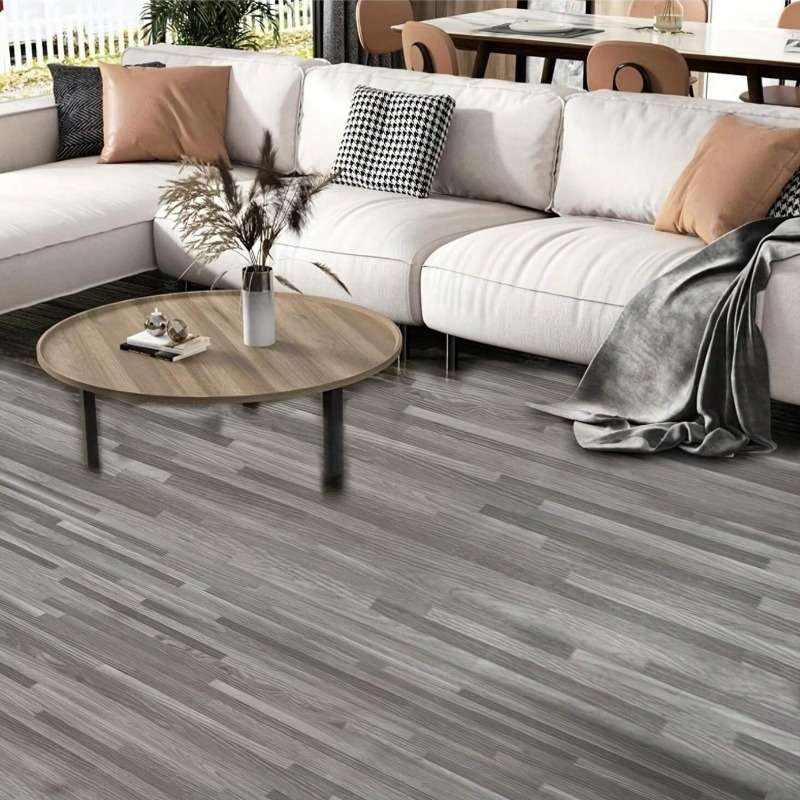 Self Adhesive Floor Stickers Parquet Walnut 40Cm*100Cm