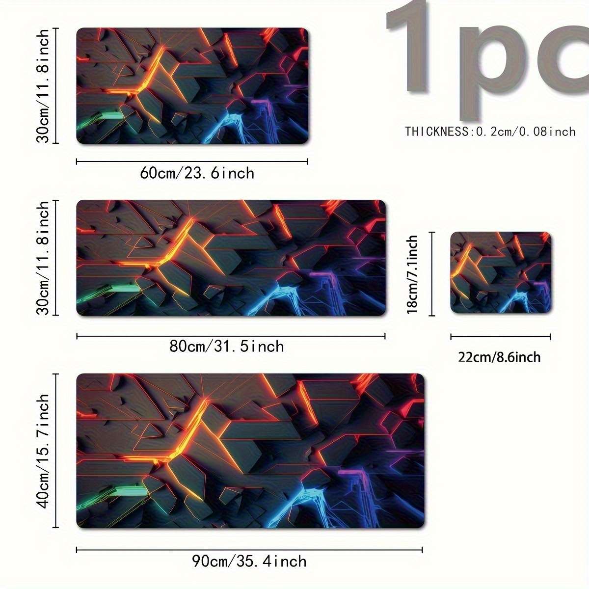 Mouse Pad Size 7.1X8.66Inch