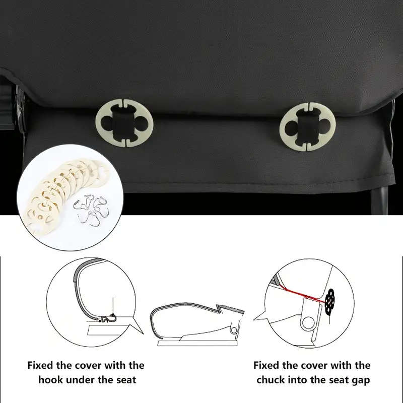Car Seat Cushion Orange Quantity 2Pcs