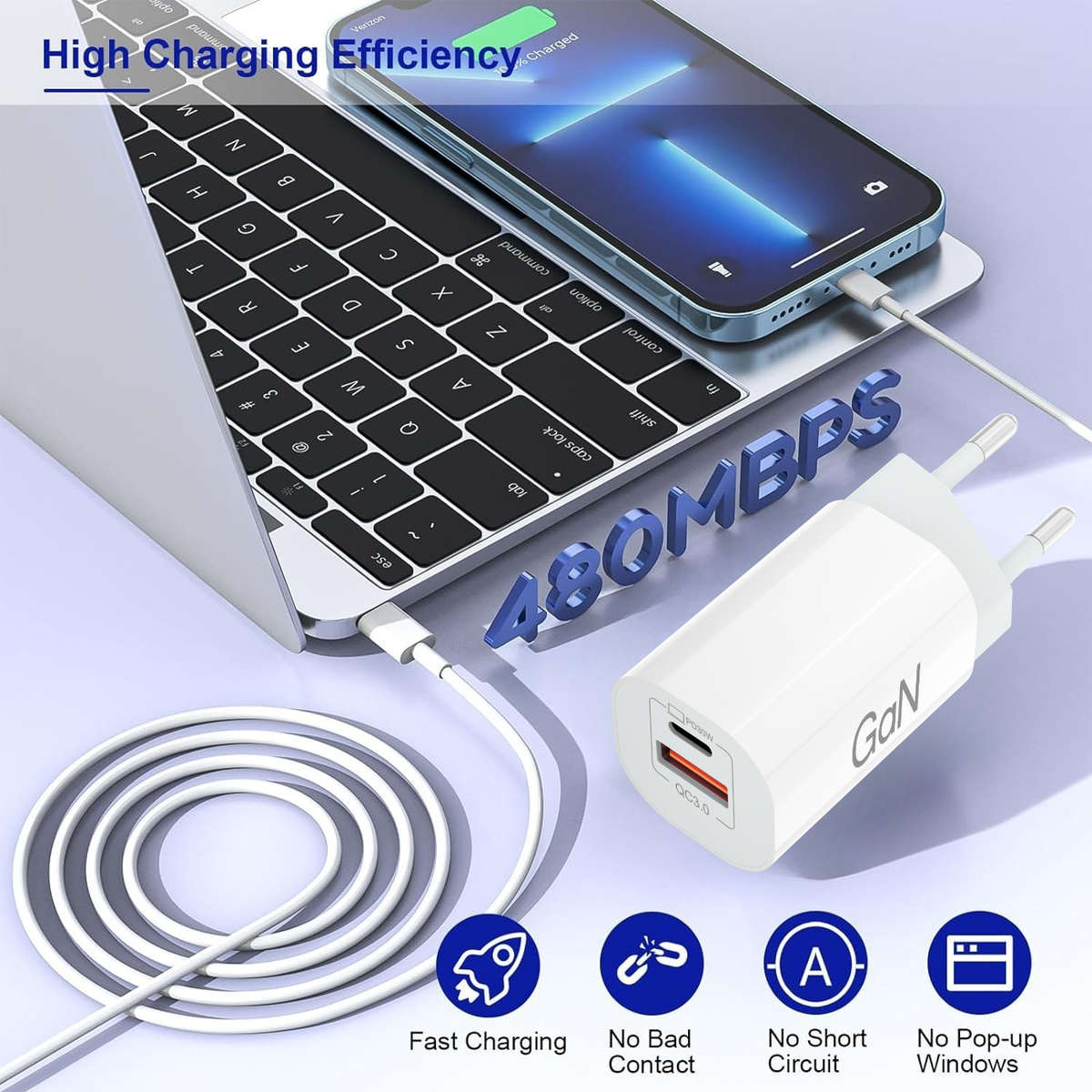 Charger Items  Charger 2M Cable White