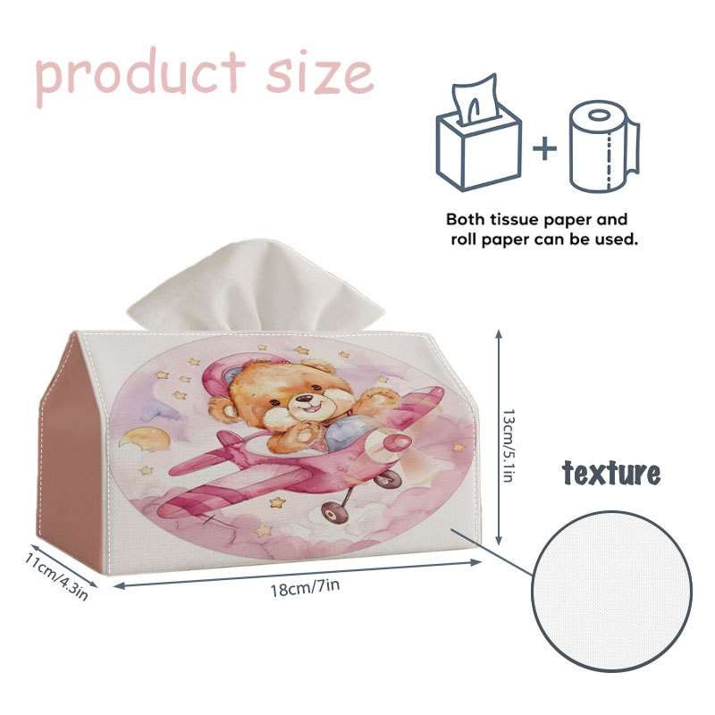 Car Tissue Box Size   11Cmx13Cmx18Cm is 4.3Inx5.1Inx7In