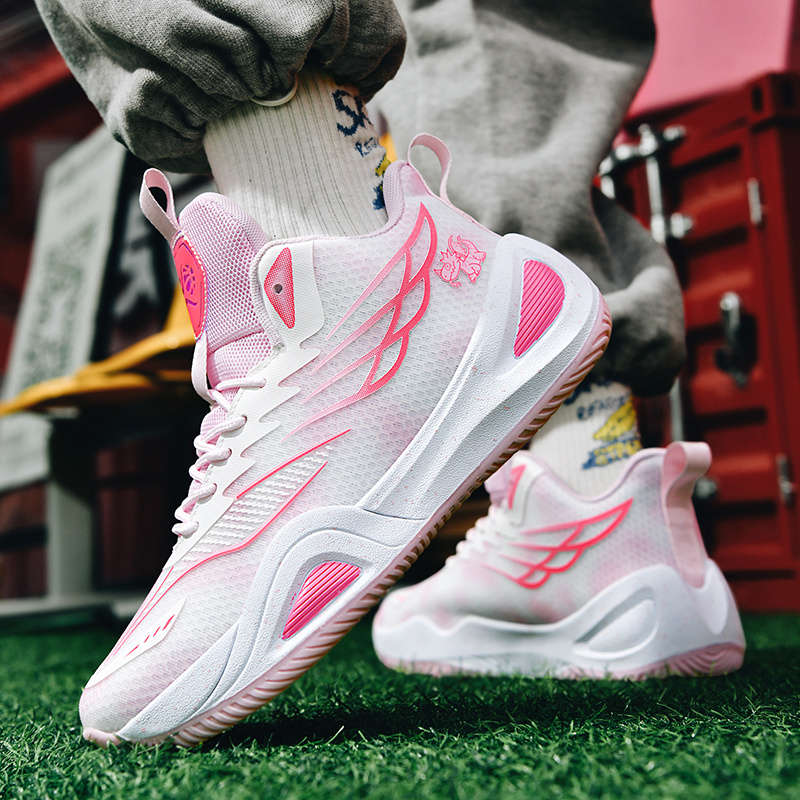 Sneakers White Pink Size Uk 7