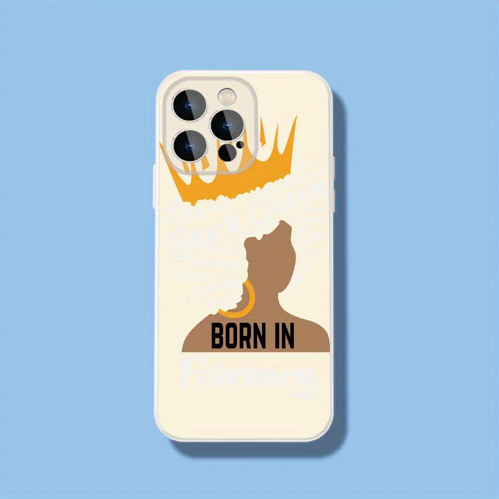 1Pc Black For iPhone 14 Honoring Black Queens Phone Case