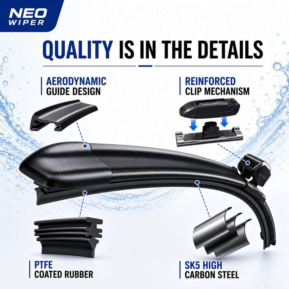 Windshield Wipers Model For 2017 2021 Ford Ecosport Mk2