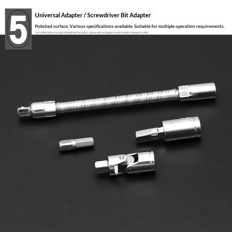 Repair Tools Color 46Pcs Socket Set Deep  Spark