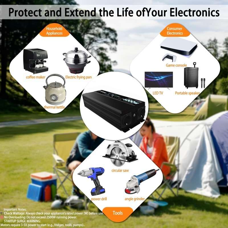 Inverter Model 12V220V 2000W