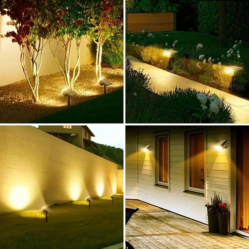 Solar Emergency Lights Color Warm Light Model7 Led Landscape Projection Lamp