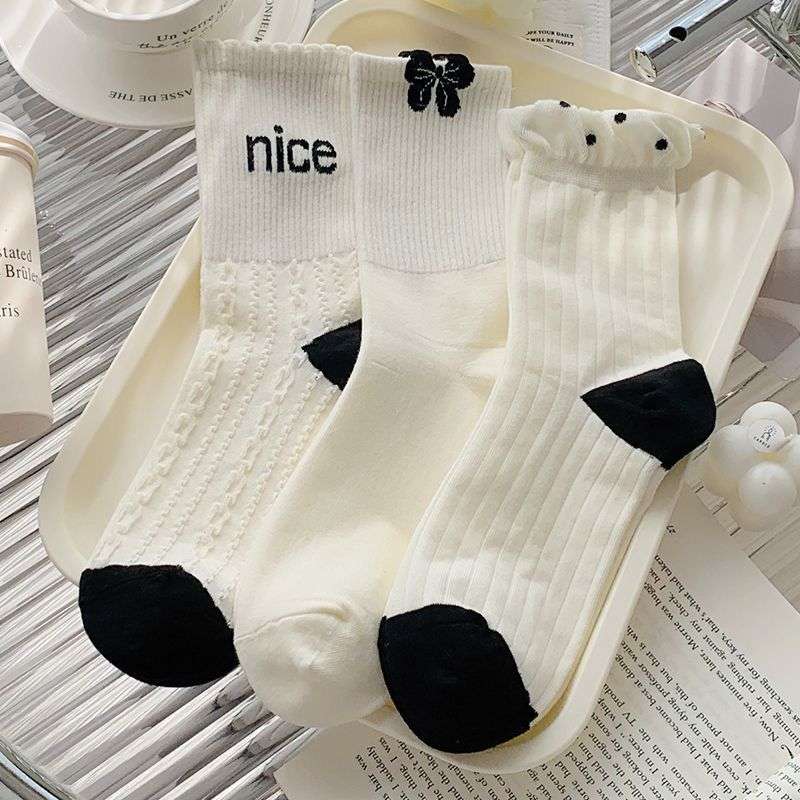 Women S Socks Color 5 Pairs To Mix And Match Size Onesize