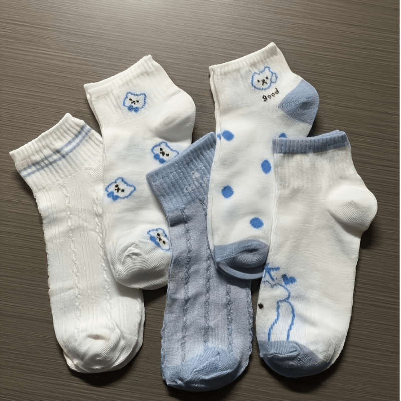 Women S Socks Color Mixed Colors5Pairs Size Onesize