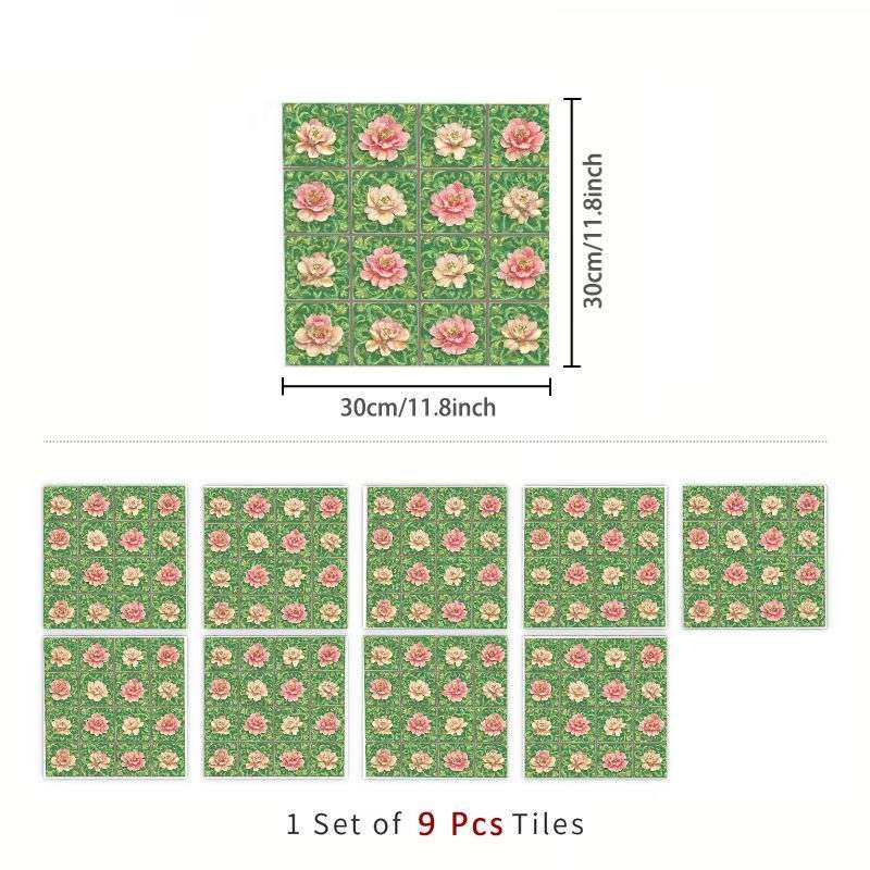 Floor Stickers Quantity 9Pcs