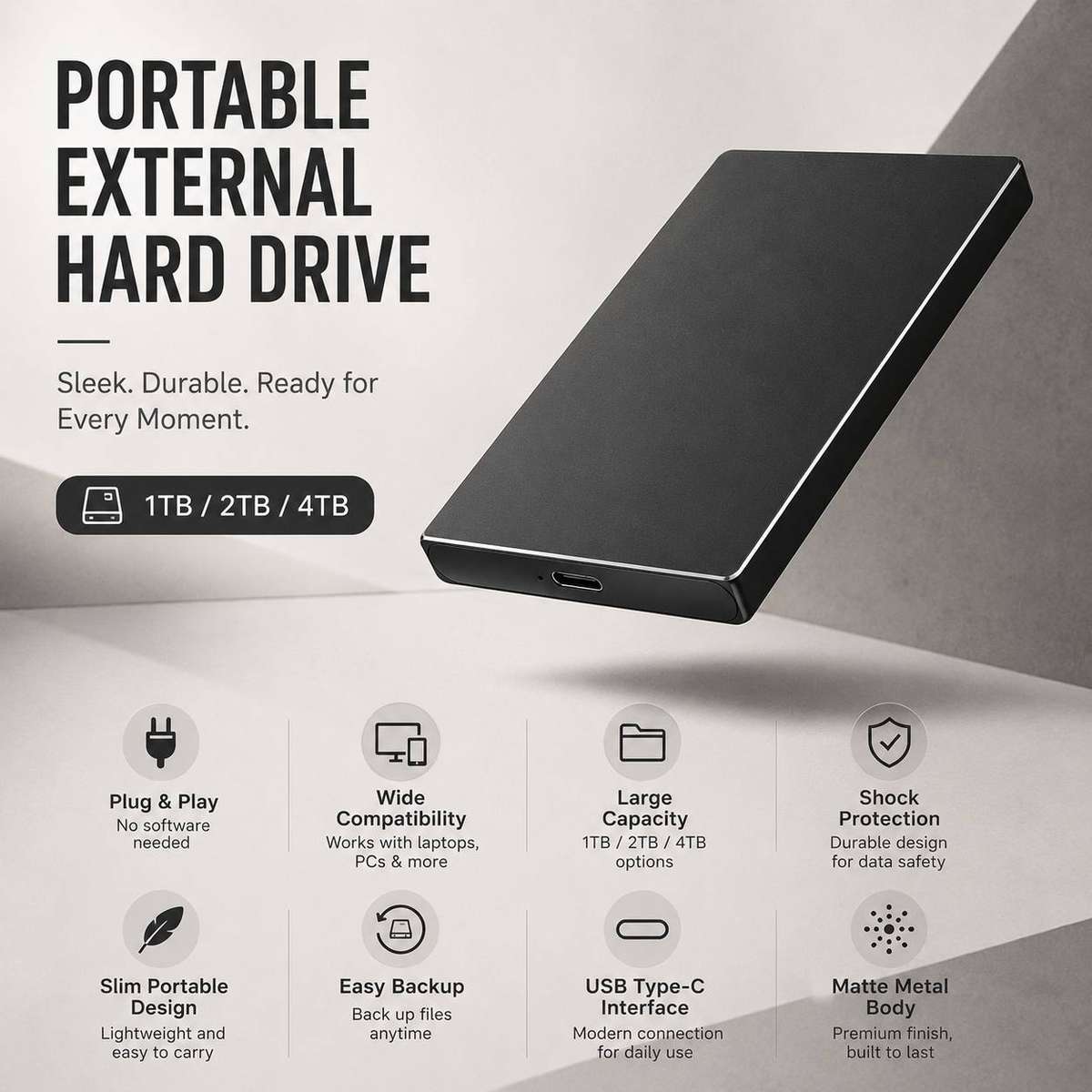 Usb Flash Drive Storage 2Tb