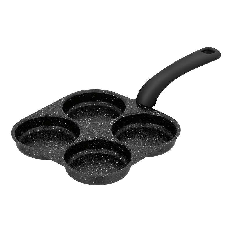 Frying Pan Material 4Slot Curvedhandle Waffle Maker
