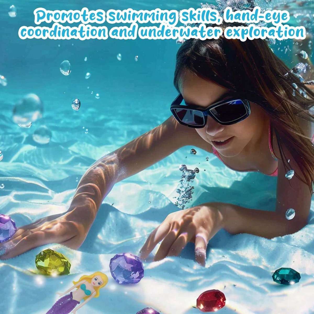 Childrens Toys Color 4Pcs Assorted Varieties Items4Pcs Glowing Mermaid
