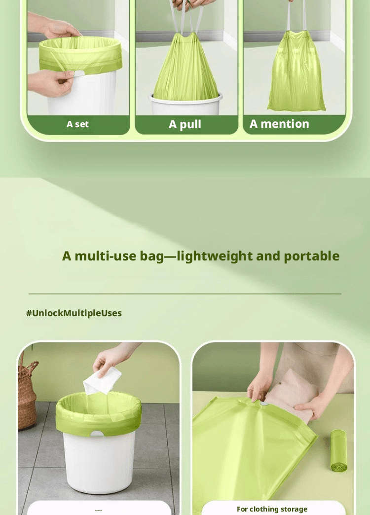 Trash Bagsage Scent 1 Roll100 Pcs