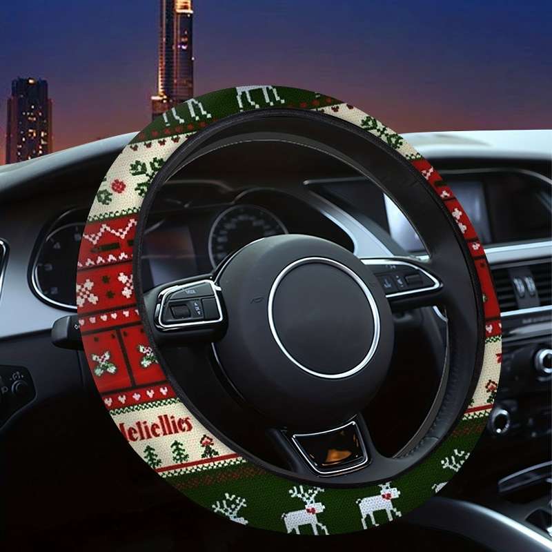 Car Steering Wheel Cover 38X38 Style Digital Printing