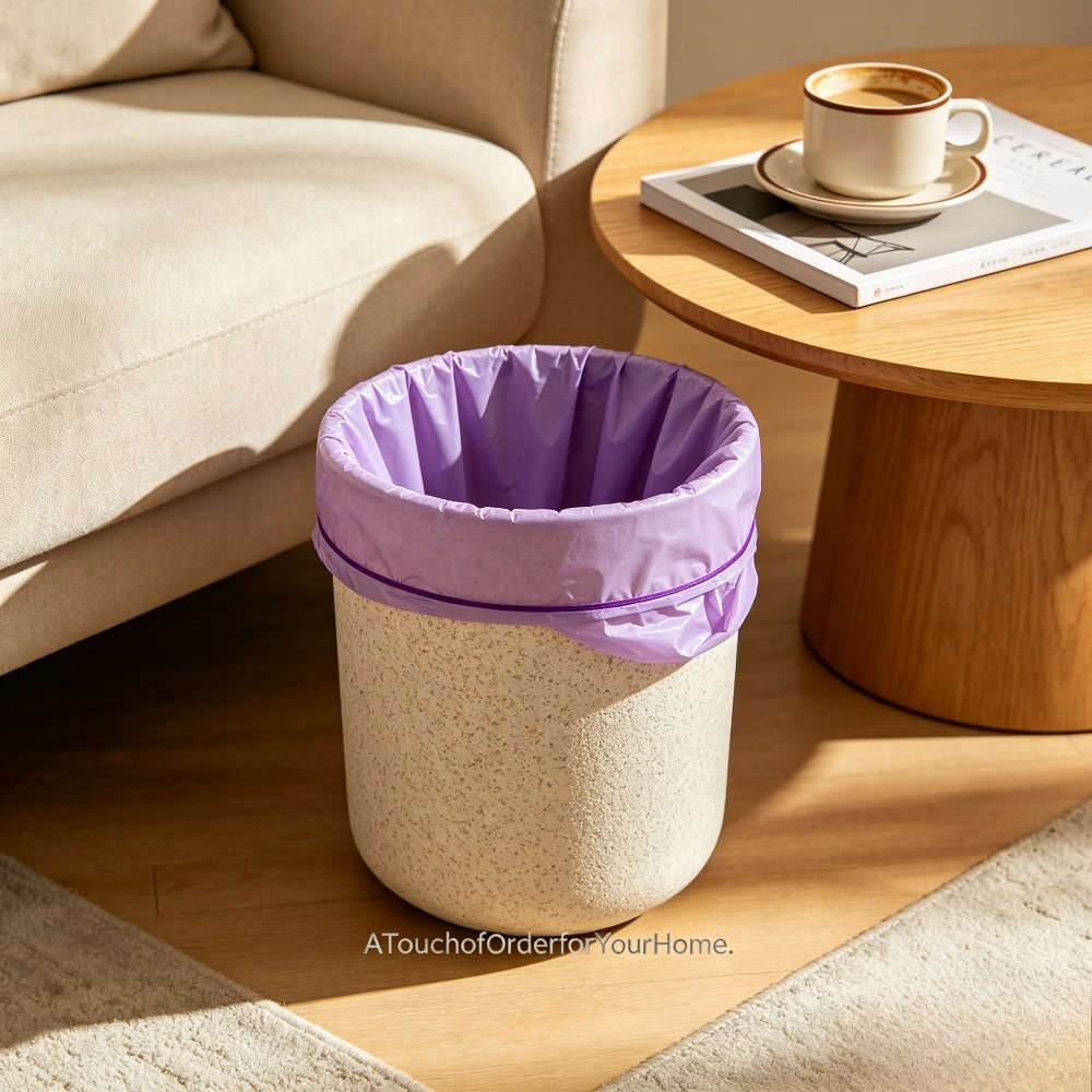 Trash Bag5 Rollspurple 100 Pcs