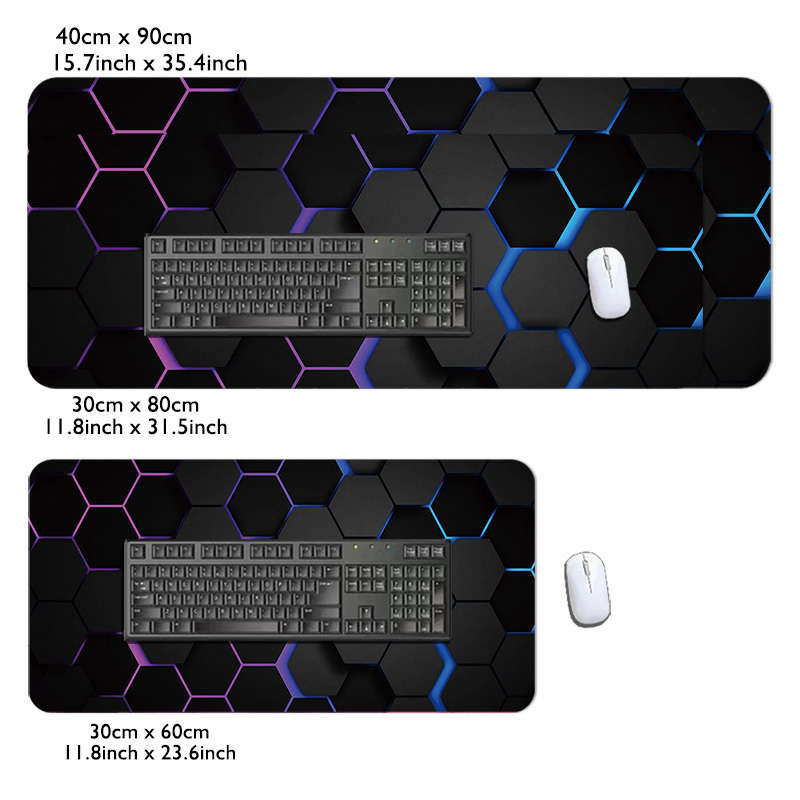 Versatile Stable Large Gaming Mouse With Slip For Study Room 40X90Cm Purple