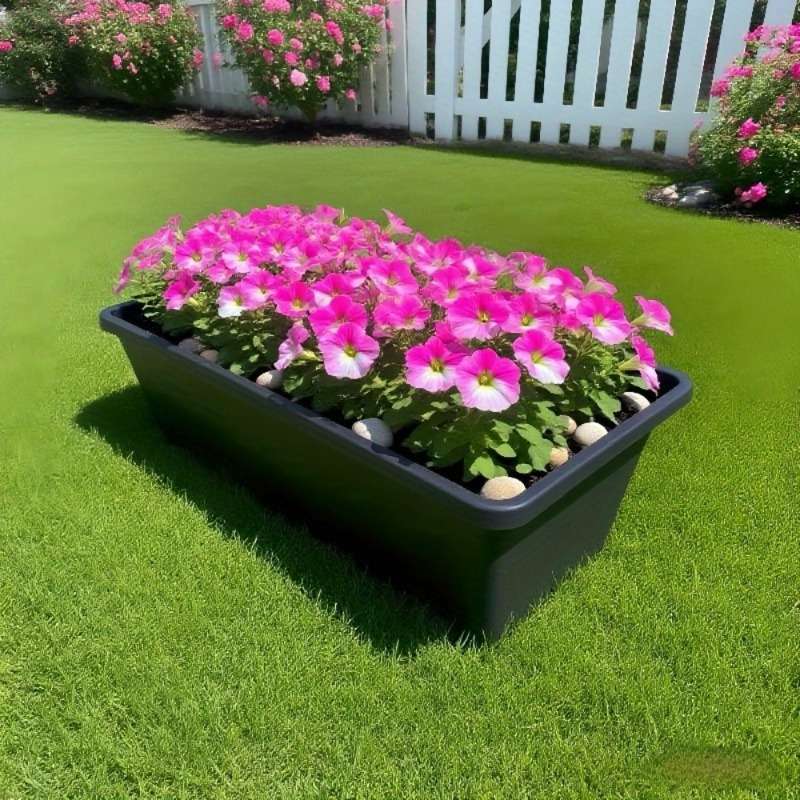 Flowerpot Color Mixed Color  Base Tray Quantity6Pcs