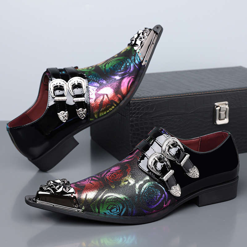 Mens Leather Shoes Color Black Sizeuk 10.5
