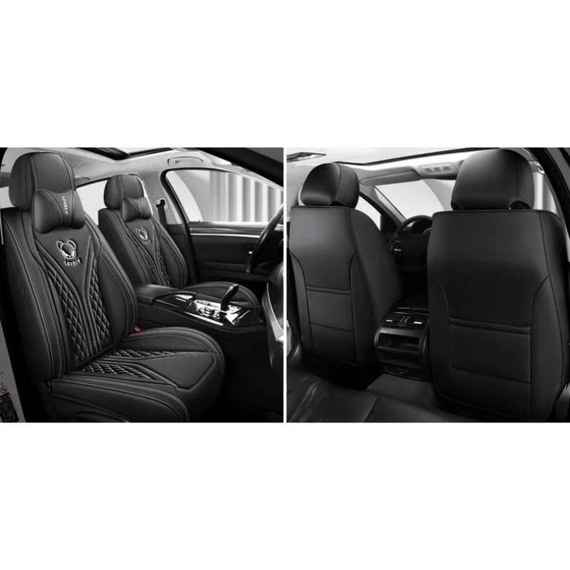 Car Seat Cushion 5Pcs Mystery Black