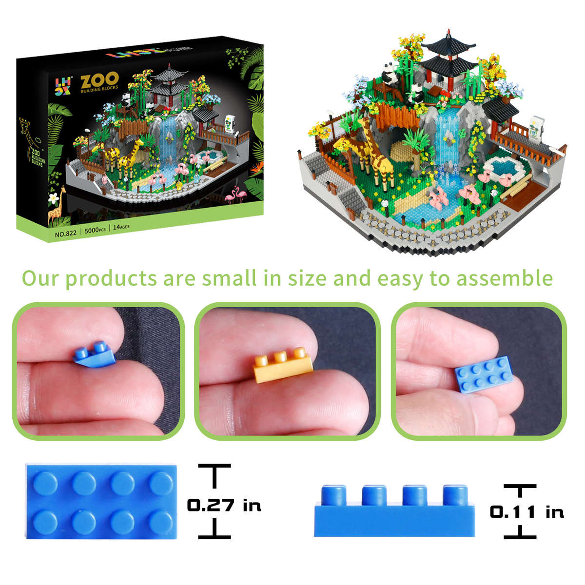 3600Pcs Princess Castle Building Blocks