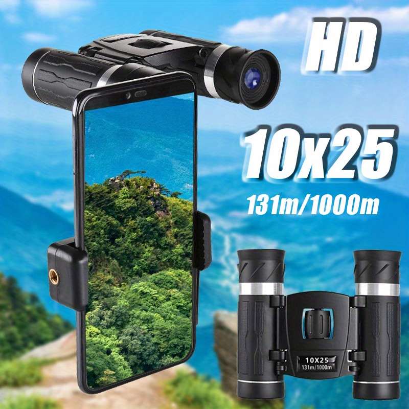 Outdoor Telescope 10X 25 Professional Grade High Quality New Large Bright Circle