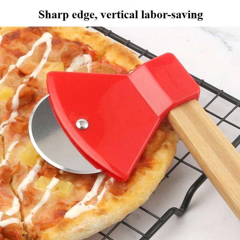 Pizza Knife Rolling Cutting Kitchen Small Tool Creative Baking Stainless Steel