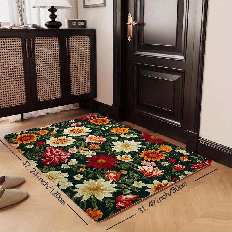 Floor Mats Color Green Size 40X60Cm