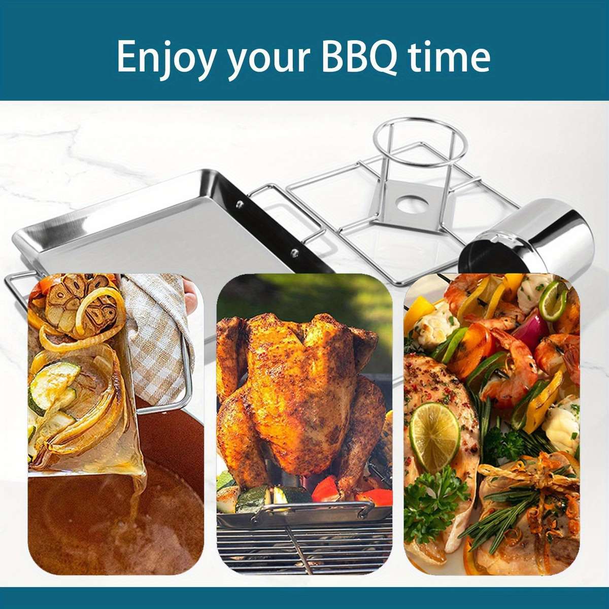 Grill Rack Items 1 Set Of Grilled Chicken Rack Color Box Packaging