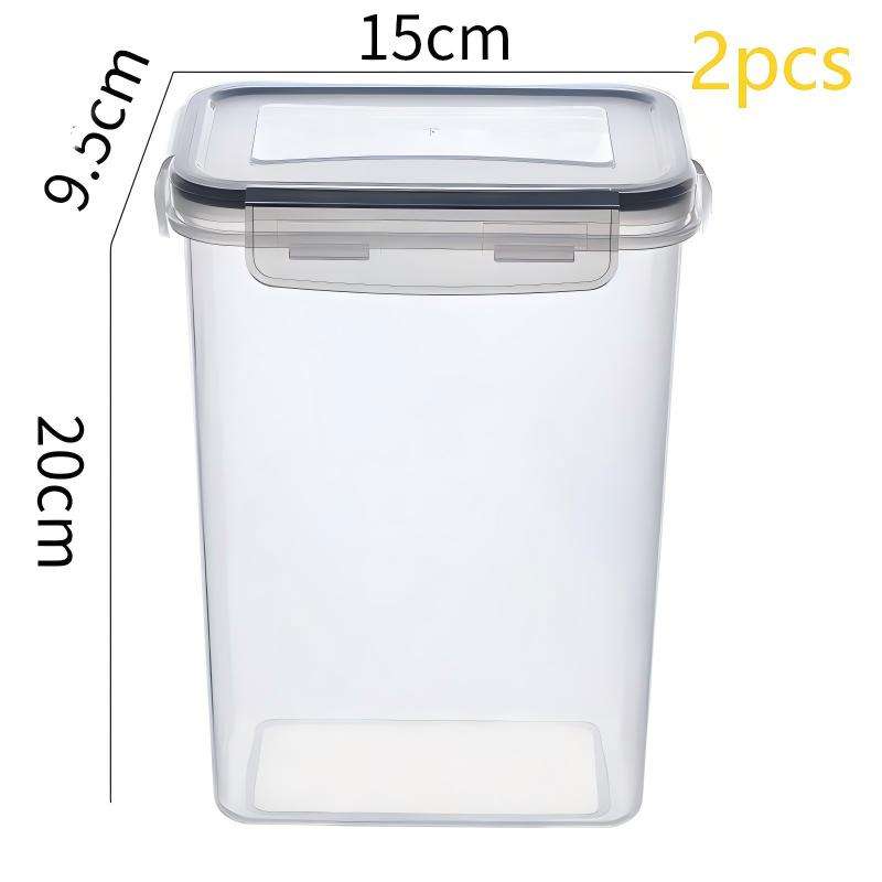 Sealed Jar Color High Transparency 2Pack Model2.0L Airtight Container