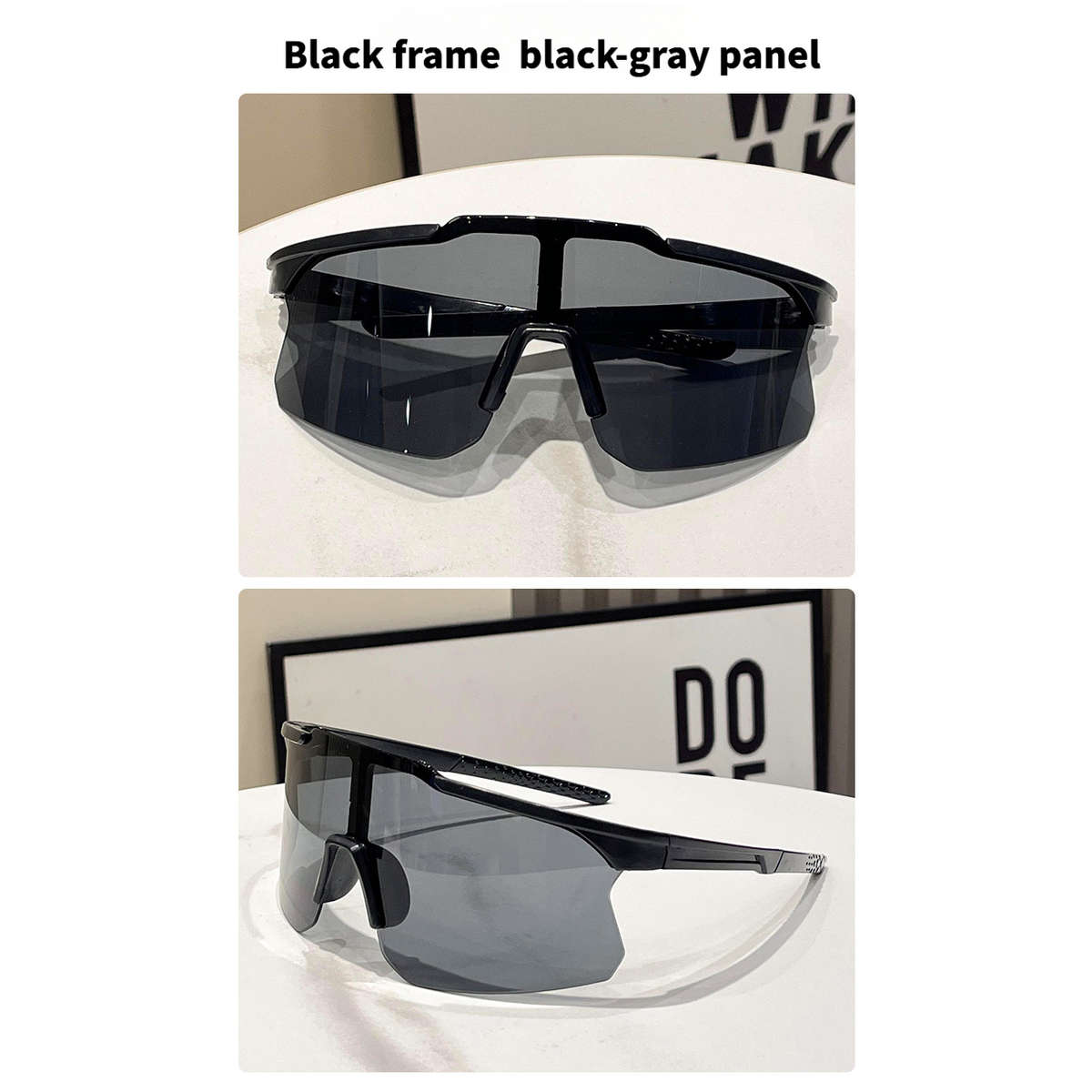 Cycling Glasses Color White Frame Blue Mercury  Black Frame Mercury