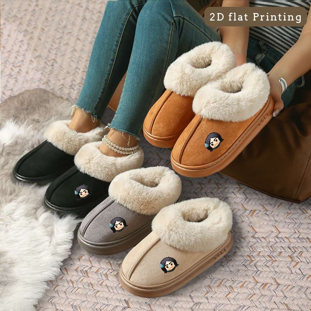 Cotton Slippers Color Brown Sizeuk 7