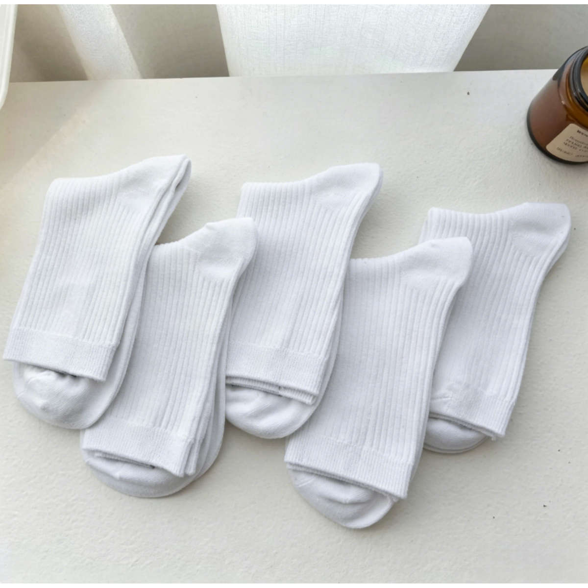 Women S Socks Color Mixed Color 5 Pairs Size Onesize