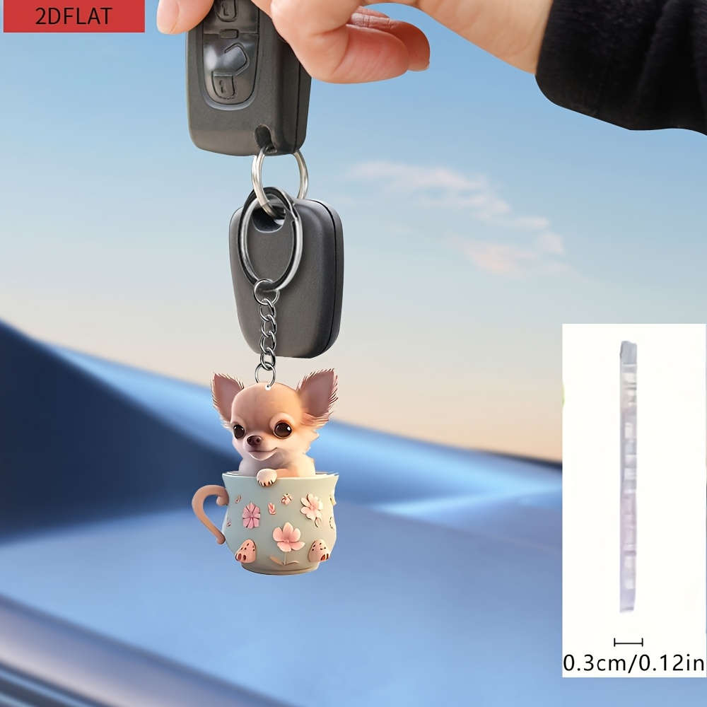 Keychain Ornament Material Acrylic