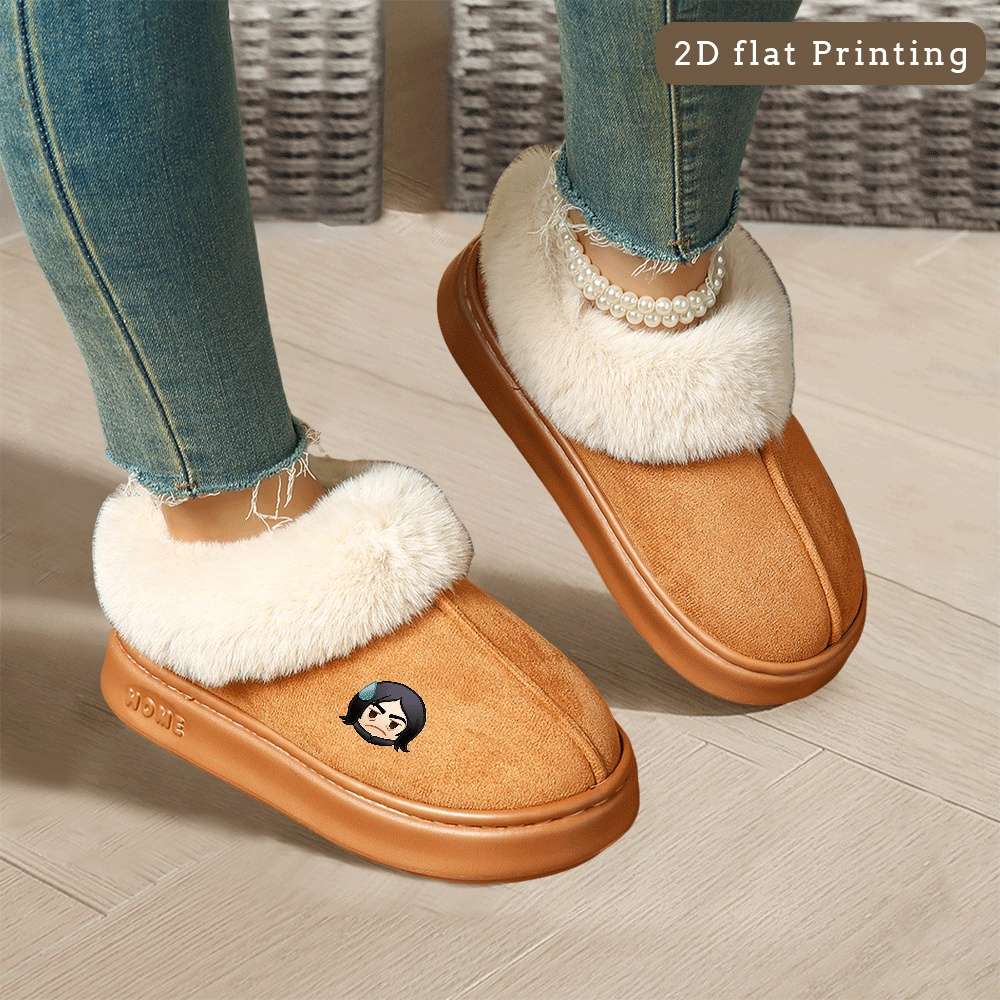 Cotton Slippers Color Brown Sizeuk 7
