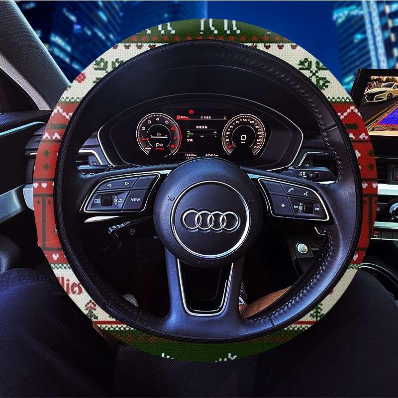 Car Steering Wheel Cover 38X38 Style Digital Printing