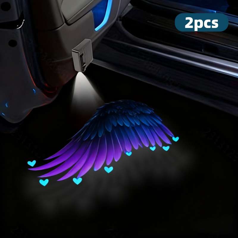 Car Lights Color Black Purple Quantity 2Pcs