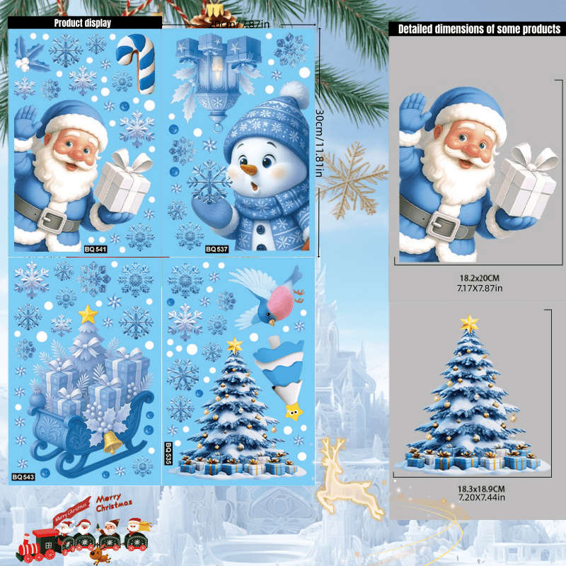 Christmas Decorations Quantity 32Pcs 1Sheet