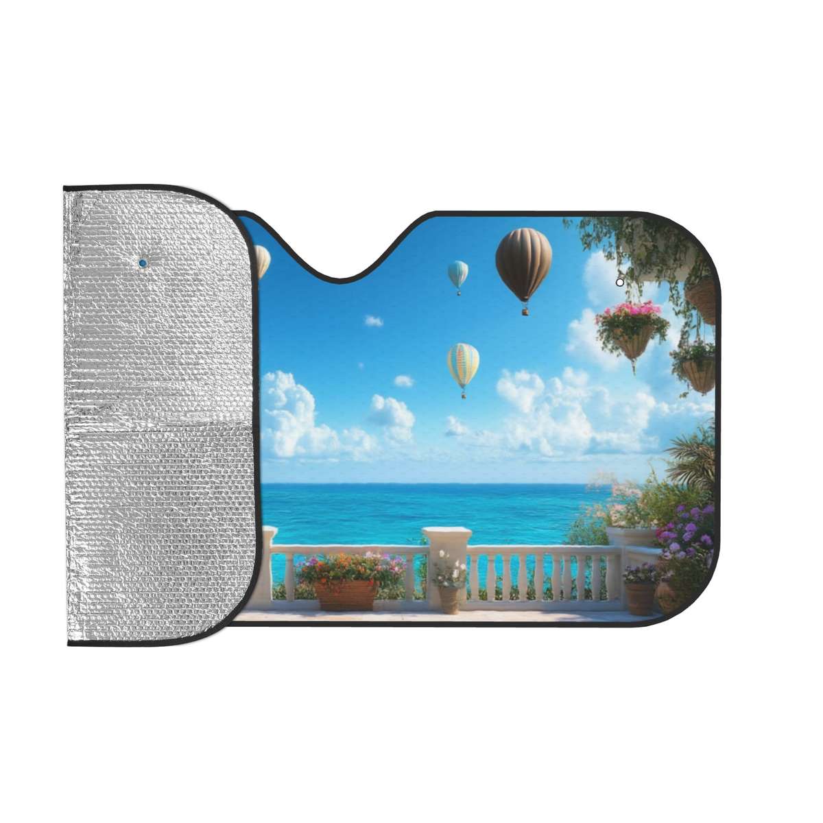 Car Sun Shades Color White Size M