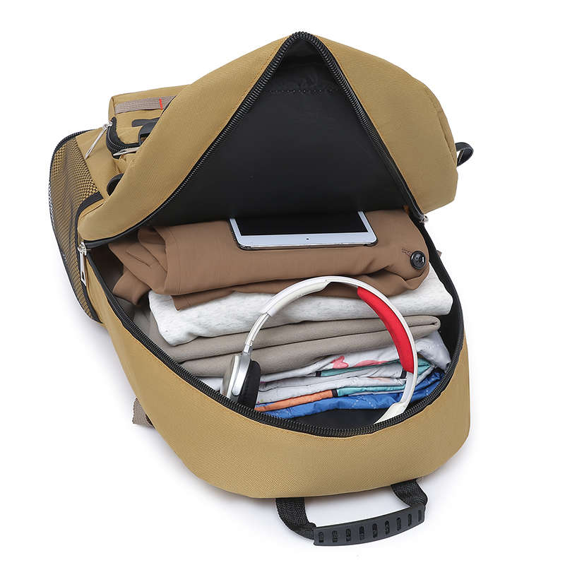 Men S Backpack Khaki 1