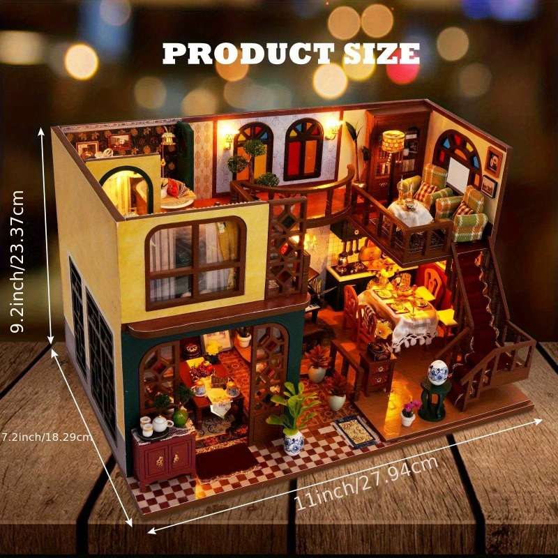 3D House Puzzle Model Color Style1