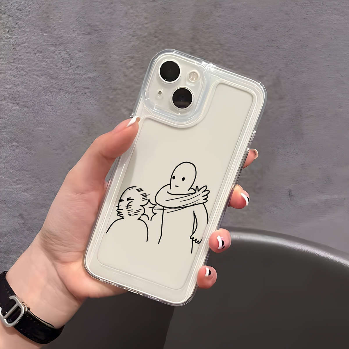Transparent For iPhone Phone Case