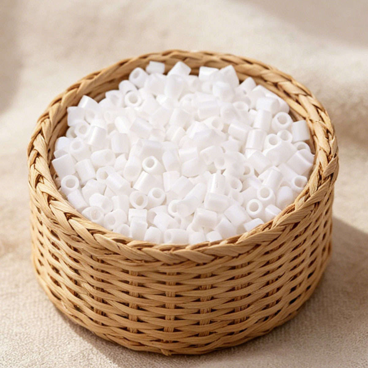 Perler Bead Set White 25G1999Pcs