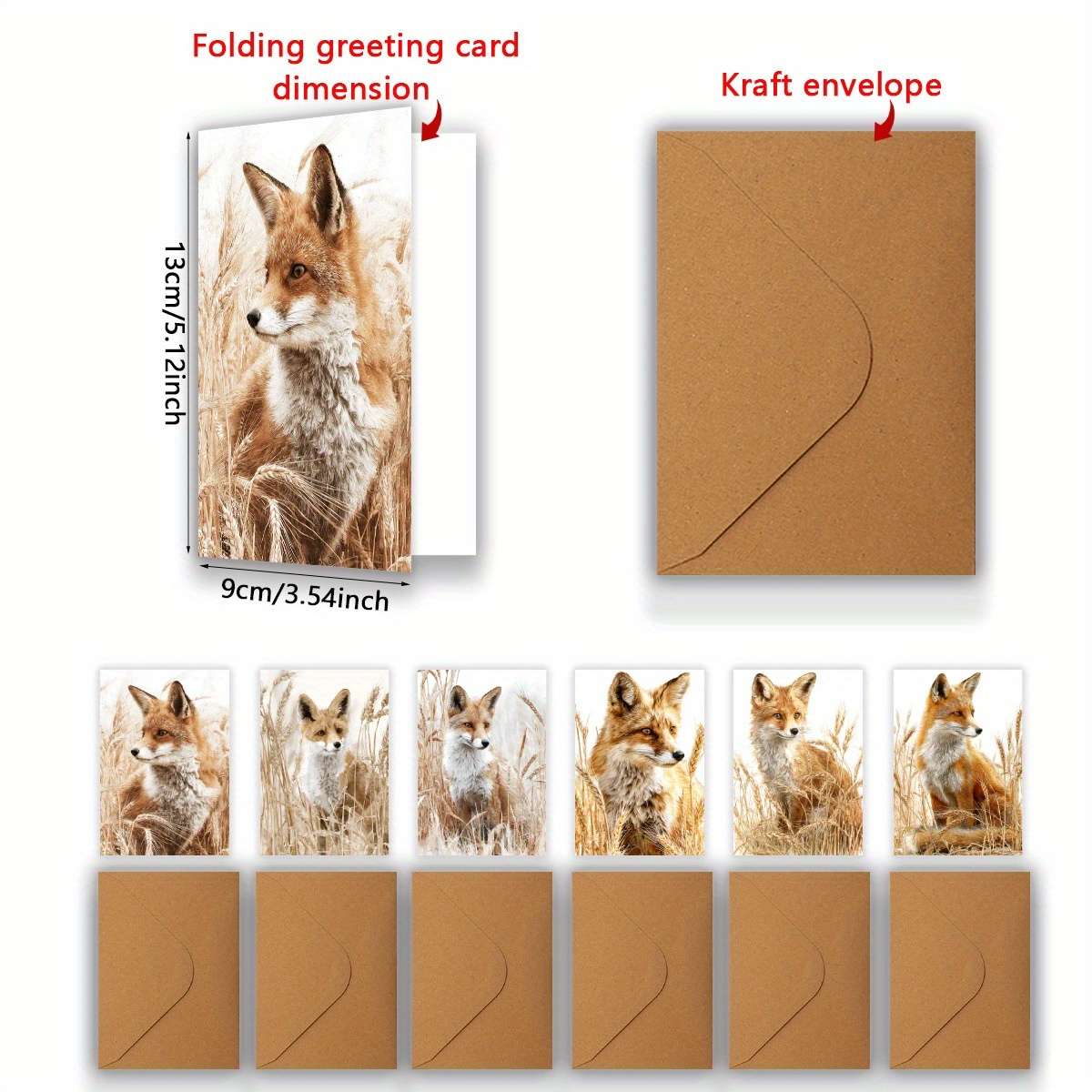 Greeting Cards Quantity 6Pcs