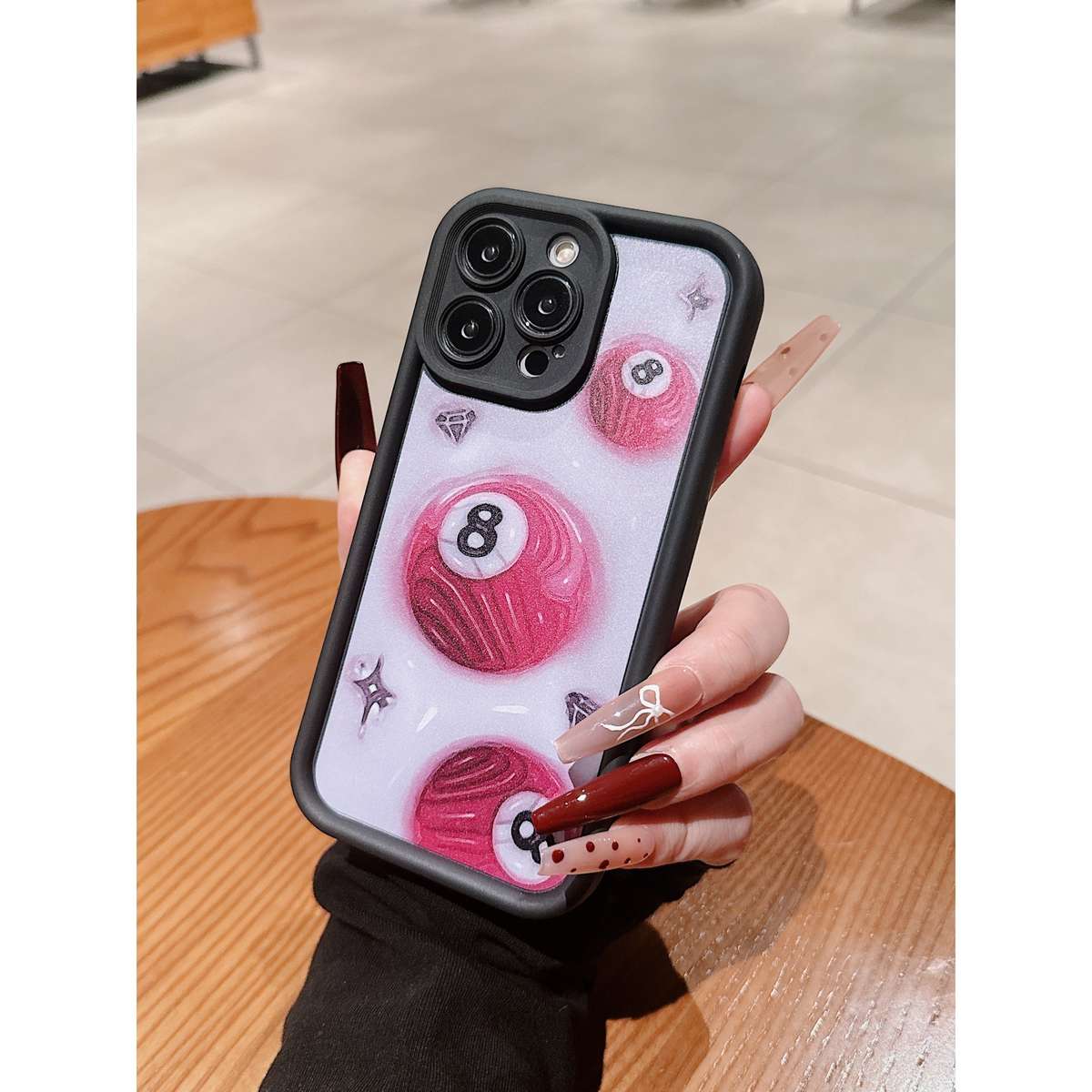 1Pc Mixed Color  For iPhone 16 Plus Virgin Mary design Phone Case