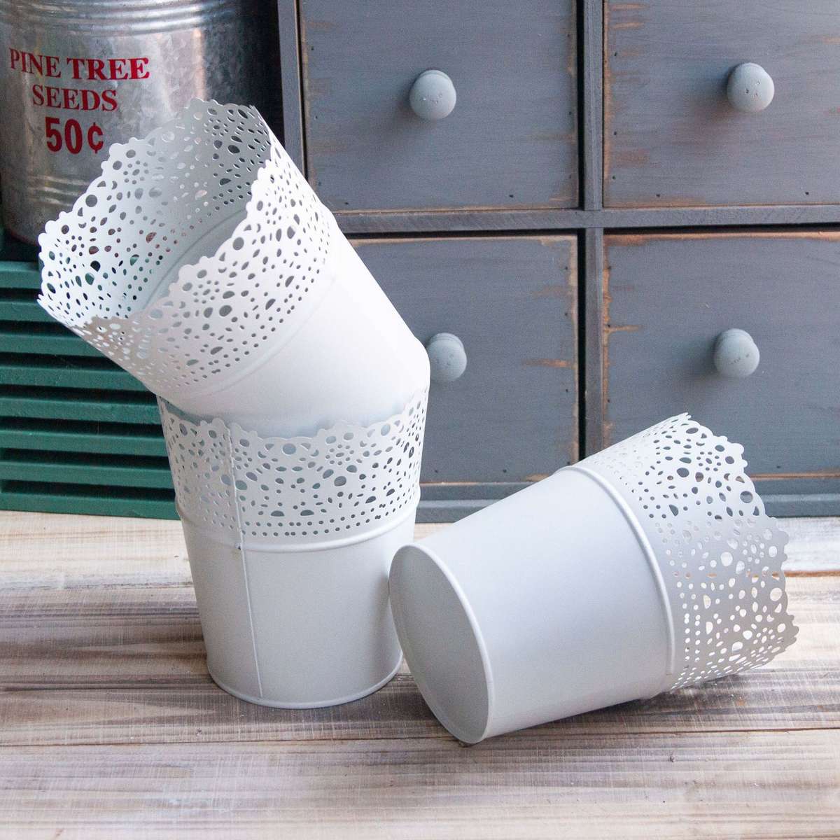 Flowerpot Color White Quantity3Pcs