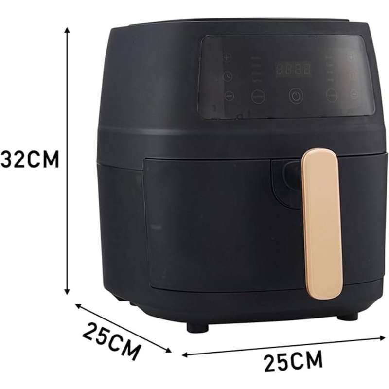 8L Digital Air Fryer 2400W With Touchscreen Xl Hot Air