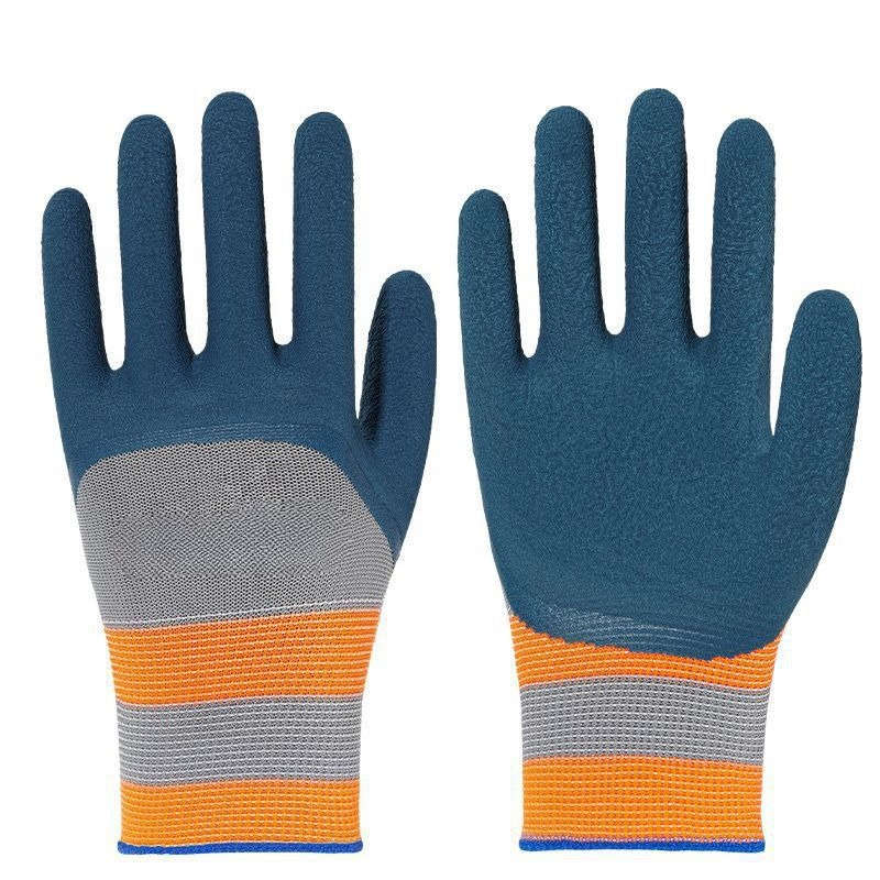 Work Gloves Color Blue Quantity3Pcs
